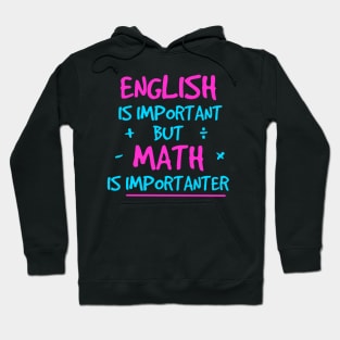 Math is importanter Neon Hoodie